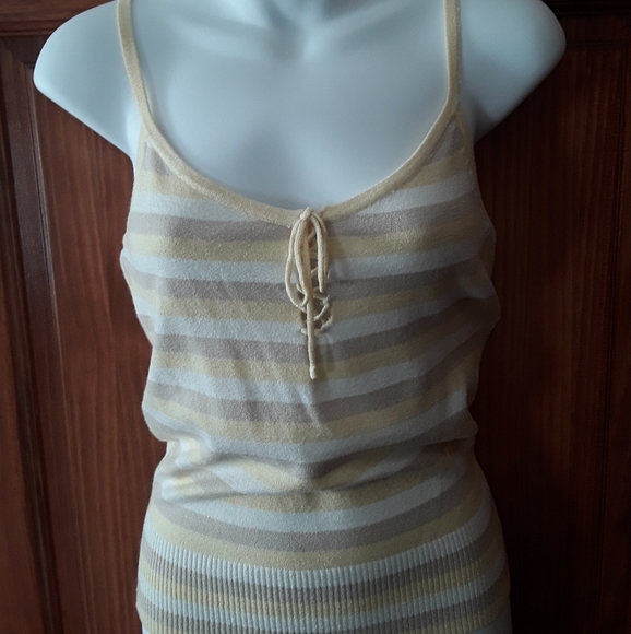 Rampage Tops - Striped sweater tank top NWT